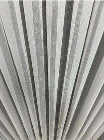 Resim Küçük Balık Sırtı Gri Tül Perde 1/2,5 Orta Sık Pile Küçük Gri 