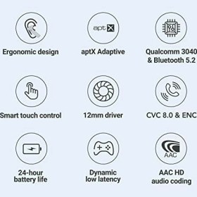 Resim Storemax Haylou Moripods Bluetooth V5.2 Kablosuz Kulaklık 