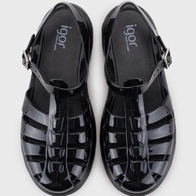 Resim IGOR Vega Platform Kadın Siyah Sandalet S10360-002 - 39 