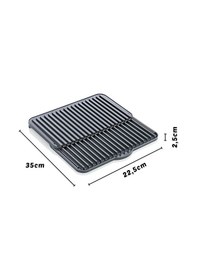 Resim Çok Amaçlı Bulaşıklık Tezgah Üstü Kurutmalık Tepsi Antrasit 