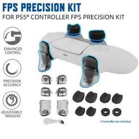 Resim Meridiangoods Ps5 Fps Gaming Kit: Mini-stick Enhancer Trigger Mods Grip Thumb Grips Ps5-fpsk-k 