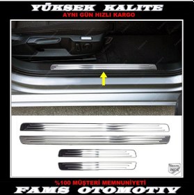 Resim Vw Passat B8 Krom İç Kapı Eşiği 4 Prç P.Çelik 2014-2019 Arası 