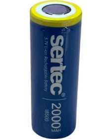 Resim 3.7v Li-ion 18500 2000 Mah 3c Şarjlı Pil 