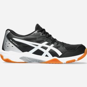 Resim Asics GEL-ROCKET 11 Kadın Siyah Beyaz Voleybol Ayakkabısı 1072A093-002 