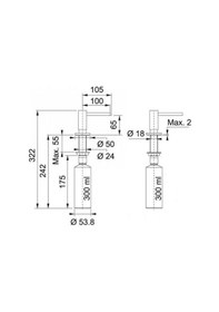 Resim Franke Copper Sabunluk 