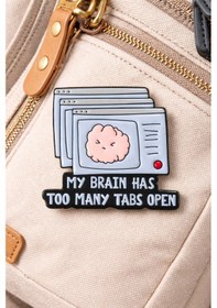 Resim Dehb-too Many Tabs Open Rozet Açık Pembe 