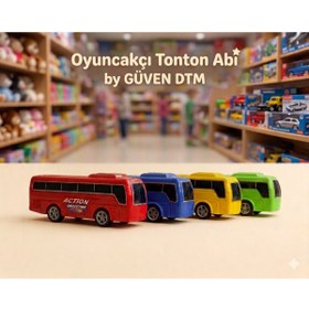Resim GÜVEN DTM Oyuncak Otobüs Seti 4lü Bus Set Collection 