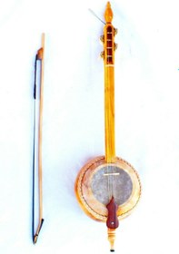 Resim Quality Gourd Kabak Kemane Kemence W/ A Bow - Bag 