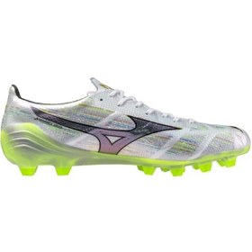 Resim Mizuno Alpha 2 Elite Erkek Krampon Beyaz / Sarı Çok Renkli 