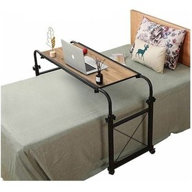 Resim Sekizincicaddedizayn Genişlik Ve Yükseklik Ayarlı Tek Kişilik Yatak Masası - Çam 