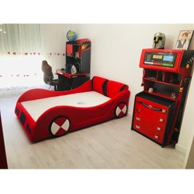 Resim Puf Bebe Montessori Serisi_yumuşacık Puf_çocuk_bebek Yatağı_arabalı Yatak 90x190 Ölçüde(YATAK DAHİLDİR) 