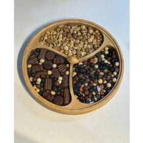 Resim Hediye Bahçesi Kapaklı 3 Bölmeli Çerezlik 