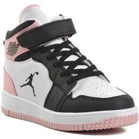 Resim Cool Haykat Cırtlı Basketbol Çocuk Spor Ayakkabı Siyah - Pudra 