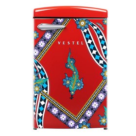 Resim Vestel x Aslı Filinta Retro SB14511 Kırmızı Saz 