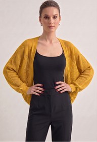 Resim Neden Tekstil Premium Ajurlu İnce Triko Bolero Hırka 