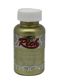 Resim Rich Multi Surface Titanium Metalik Boya 200 cc Soft Gold 2514 