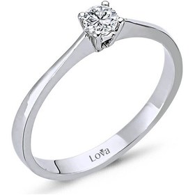 Resim Lova I Renk 0,16 Karat Pırlanta Tektaş Yüzük - IDL Sertifikalı - 1020026 