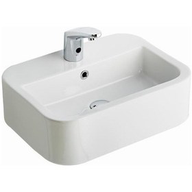 Resim Seramiksan Aqua Tezgah Üstü Oval Dikdörtgen Lavabo 56CM 