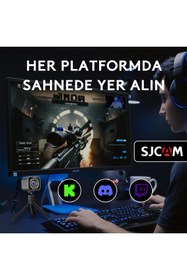 Resim SJCAM M2 4k 12mp Webcam Kamerası F2.0 Lens Adaptif Parlaklık Ve Cmos Sensör 