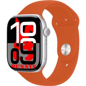 Resim Samsung Galaxy S24 Ultra Uyumlu Turuncu Akıllı Saat WATCH10 2025 Hediyeli Amoled Ekran 