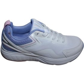 Resim Kinetix Kadın Beyaz Gri Runnıng Fileli Sneaker Spor Yürüyüş Ayakkabısı 001 