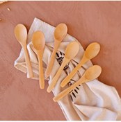 Resim Kitchen Design Lab Bambu 6'lı Ölçü ve Baharat Kaşığı 17 CM Bal Tatlı Reçel Kaşığı 