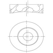 Resim Pıston+segman 0.65 94.32 Mm Ford Transıt Turbo 2.5 Td 76ps 98- 974f 6k105 Cba 