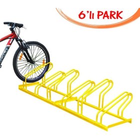Resim İlgi Trafik Bisiklet Park Yeri Sistemleri Alanı Demiri Ayağı Sehpası Ankara 6'lı Sarı 