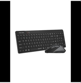 Resim A4 Tech Fg2400 Aır2 Siyah, Fstyler, 2.4ghz Mini Kablosuz, Türkçe Q, Sessiz Klavye Mouse Set Diğer 