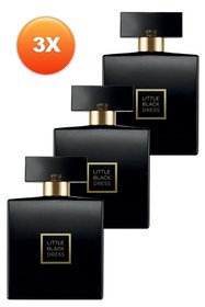 Resim Avon Little Black Dress Kadın Parfüm Edp 50 Ml. Üçlü Set 