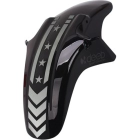 Resim Deeb Motosiklet Çamurluk Yıldız Sticker Universal Gri Reklektif - 2 Adet 