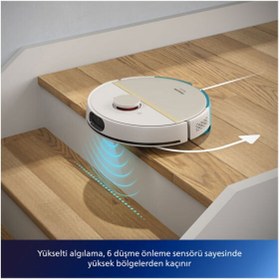 Resim Philips 7000 Islak Kuru Istasyonlu Robot Süpürge,5000 Pa,titreşimli Mop,sert Zemin & Halı Xu7100/02 