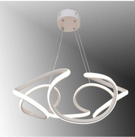 Resim Drone Model Modern Sarkıt Beyaz Işık Ultra Power Hol Avizea 