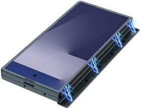 Resim CONSTRAIN - Galaxy Z Fold 7 ile uyumlu Samsung Kılıf L Standlı Kamera Korumalı Kıpta Titanyum Renkli PC Kapak 