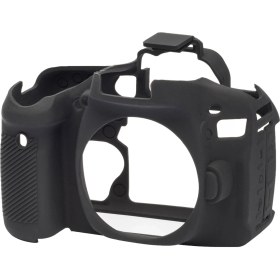 Resim Canon 80D Siyah EasyCover (Silikon Kılıf) 