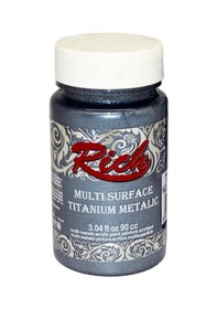 Resim Rich Multi Surface Titanium Metalik Boya 90 Cc. 2578 Küllü Mavi 
