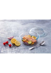 Resim Pyrex 204a000/7743 Kapaklı Cam Yuvarlak Fırın Kabı 2,1l 