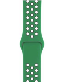 Resim iOS Uyumlu Watch 42 44mm Silikon Kayış Su Yeşili/gri 
