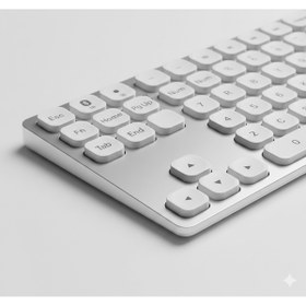 Resim Zilvana Bluetooth Bağlantılı Sayısal Numpad - Siyah/Gümüş - Tip-C Girişli Mini Klavye 