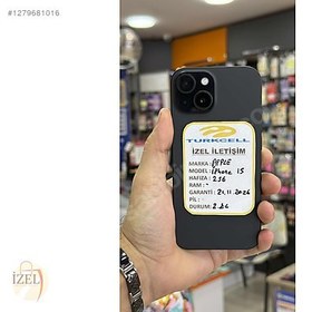Resim Apple iPhone 15 İkinci El TR | 256 GB | Siyah 