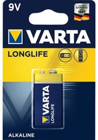 Resim Varta Longlife Alkaline Pil 9 V 