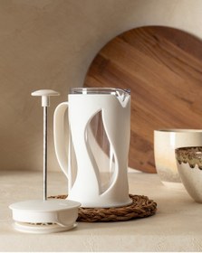 Resim Madame Coco Berthe French Press - Soft Ekru - 500 Ml Frpr0000000001 500 Ml-soft Ekru Beyaz 