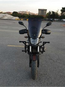 Resim Motocam Honda Nc 700 750 S Siperlik Ön Cam 2012 2020 Model 50cm Siyah Renkli 4mm Orta Boylu Cam 