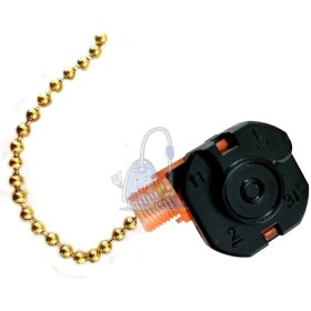 Resim Populer Rubenis Tavan Vantilatörü Kademe Anahtarı Zincirli Uyumlu 