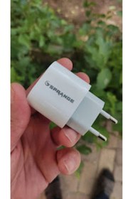 Resim SPRANGE Mix Fold 3 uyumlu 25 Watt (USB-C) Hızlı Şarj Güç Adaptörü PT18 