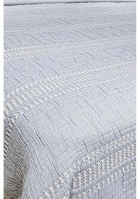 Resim Koza Home Assos Gri Taş Yıkama Çift Kişilik Yatak Örtüsü 230x250 5037 Gri 