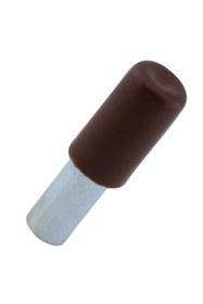 Resim Taşkın Aksesuar Metal Başlı Raf Pimi Plastik Uçlu Kahverengi 5mm (100 Adet) Mobilya Dolap Vitrin Tutucu 