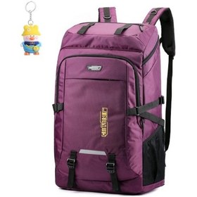 Resim Silkroadselect Büyük Kapasiteli Sırt Çantası Erkek Seyahat Çantası Açık Dağcılık Çantası Kadın Dışarı Bagaj Çantası Spor Okul Çantası Dıw37v Lila 
