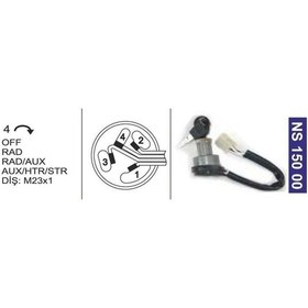 Resim Şifreli Kontak Anahtarı Askam/dodge/fargo 000a28322 - Ns15000 - 