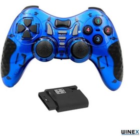Resim Winex 7in1 Pc/ps2/ps2/ps3/pc360/tv/tvbox/ Kablosuz Gamepad Mavi 